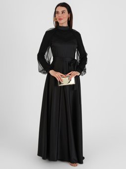 Semra Siyah Abiye Elbise