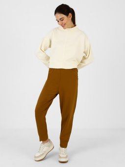 Beli Lastikli Tarçın Pantolon