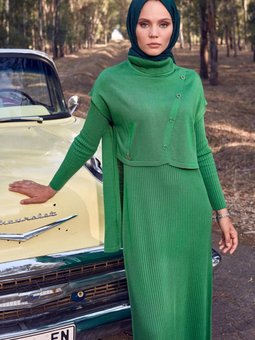 İkili Elbiseli Triko Takım 44091