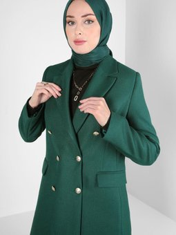 Kruvaze Yaka Ceket 44275