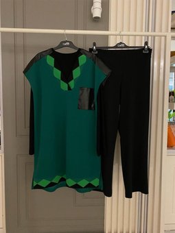 3'lü Takım Pantolon Bel Lastikli 23kt635