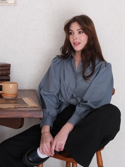 Klasik Yaka Crop Gömlek