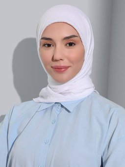 Mio Caz Kırık Beyaz Eşarp