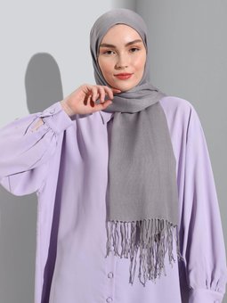 Paşmina Gri Şal