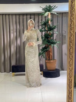 Pul Payet Abiye Elbise