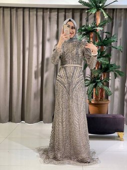 Tesettür Abiye Elbise