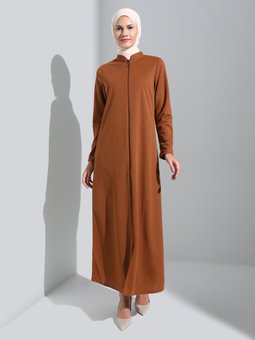 Fermuarlı Taba Ferace