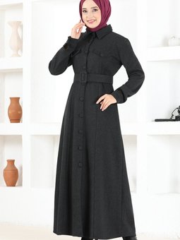 Ferace Elbise Msl1601 Siyah