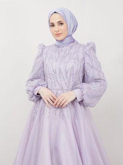 Adelina Tesettür Abiye Elbise