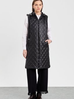 Kapitone Yelek Siyah