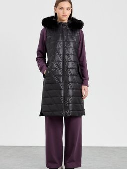 Kapitone Yelek Siyah