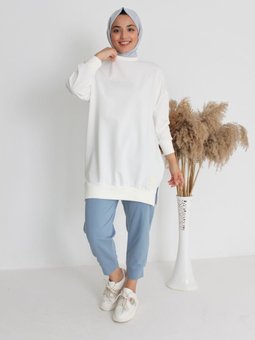 Sweatshirt Beyaz 52354