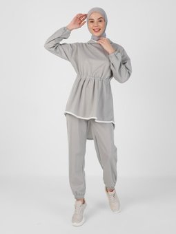 İkili Eşofman Takımı Gri