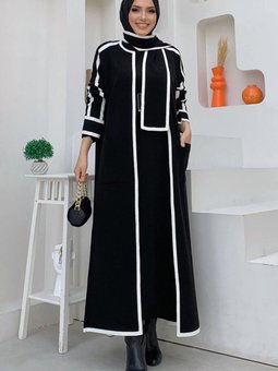 Kadın Siyah Kuşaklı Triko Hırka T 34112