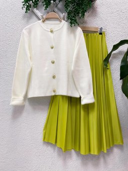 Kadın Triko Etek Takım