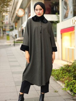 Düğmeli Haki Panço