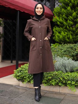 Kaşe Kahverengi Kap