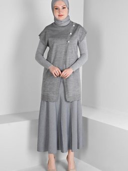 Taş Detaylı Triko Süveter 43124