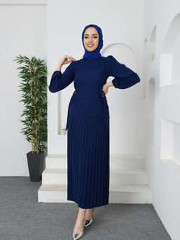 Pilise Etekli Bluz Alt Üst Takım