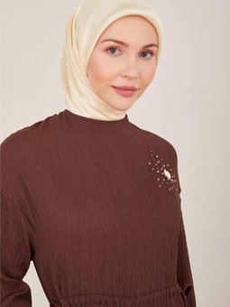 Beli Ayarlanabilir Gofreli Elbise 23y9659 Bitter