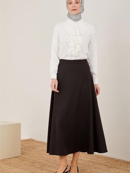 Kloş Etek 23y0002 Siyah