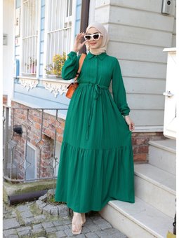 Asya Belbağcıklı Elbise