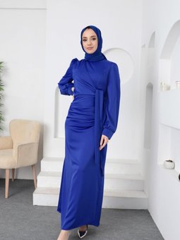 Mavi Maria Abiye Elbise