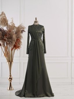 Miray Abiye Elbise Haki