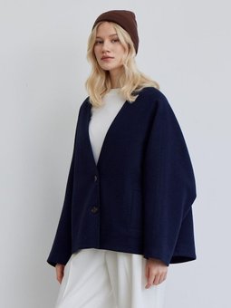 Milana Kaşe Lacivert Ceket