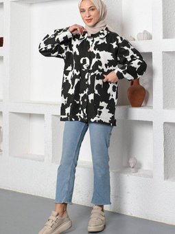 Gabardin Spor Ceket Siyah 6054