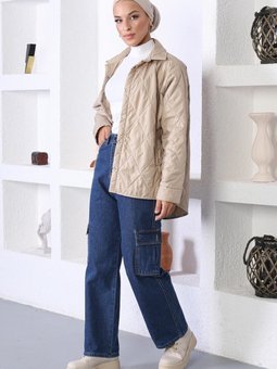 Kargo Cepli Pantolon Koyu Kot 6038