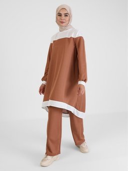 İkili Eşofman Takımı Taba