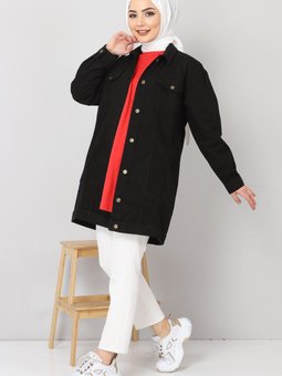Cepli Kot Ceket Tsd2519 Siyah