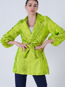 Fıstık Kolları Volanlı Ceket