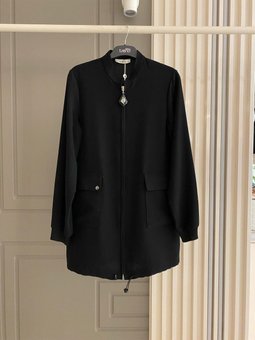 Trend Ceket/tunik Kumlu Krep Kumaş 2024 İlkbahar Yaz Sezonu