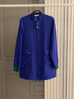 Trend Ceket/tunik Kumlu Krep Kumaş 2024 İlkbahar Yaz Sezonu