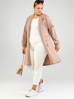 Kadin Uzun Tesettur Hirka Ottoman Orgu Celik Vizon