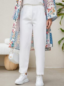 Tiya Beyaz Pantolon