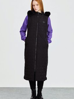 Kapitone Yelek Siyah