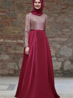 Mürdüm Gülce Abiye Elbise