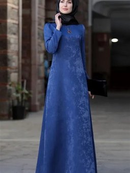 Saks Mavisi Esin Elbise