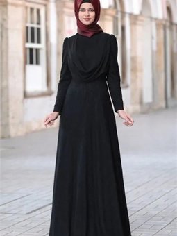 Siyah Esila Abiye Elbise