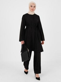 Tunik & Pantolon İkili Siyah Takım