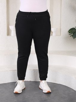 Siyah Büyük Beden Jogger Eşofman Altı