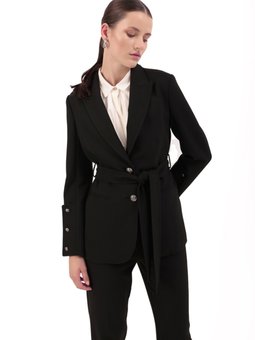 Kolları Düğme Detaylı Ceket