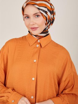 Oversize Basic Gömlek 23y3343 Karamel