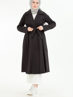 Trend 2024 Yeni Sezon Yazlık Trençkot Oversize/geniş Kalıp Kadı Kap/ferace