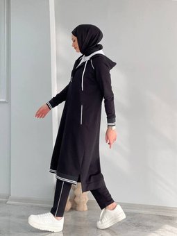 Siyah Mevsimlik Eşofman Takımı 6149 001