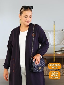 Buyuk Beden Ottoman Kumas Uzun Tesettur Hirka Kadin Giyim