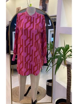 İnvee Tunik Şerit Desenli Turuncu 6674